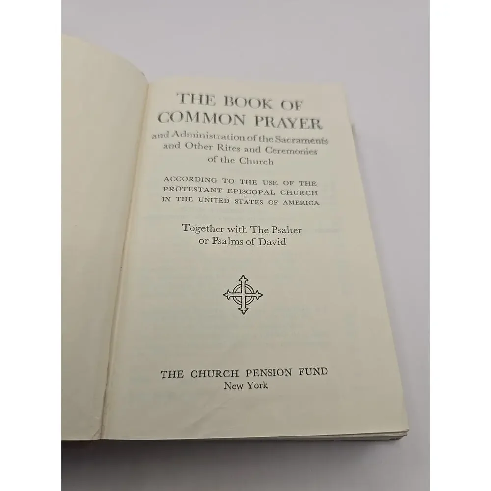 The Book‎ of Common Prayer Protestant Episcopal Church Pension Fund 1945 Pocket